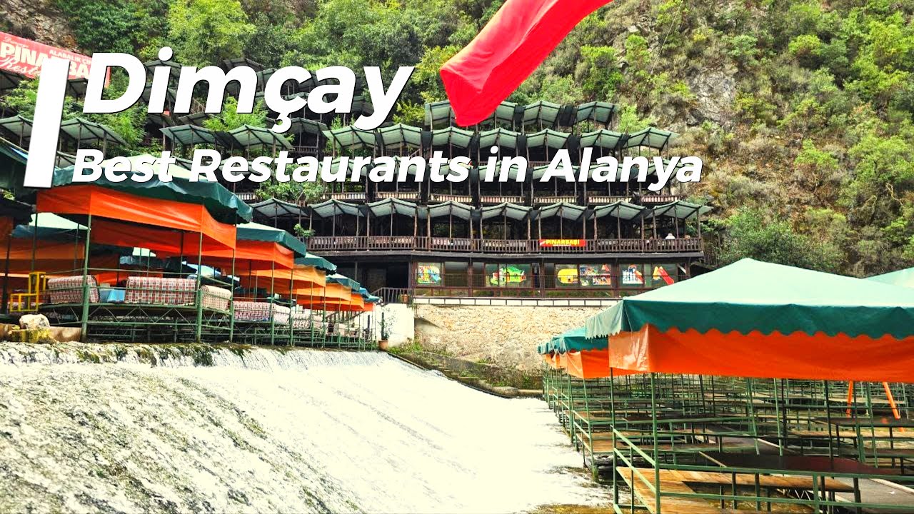 Walking tour on Dimcay | Best Restaurants in Alanya Turkey 2024 | Alanya Dim&ccedil;ay Restaurants T&uuml;rkiye