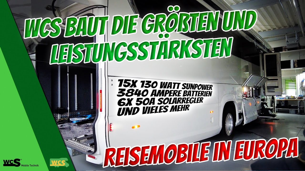 WCS baut die größten und leistungsstärksten Reisemobile in Europa | WCS Goch