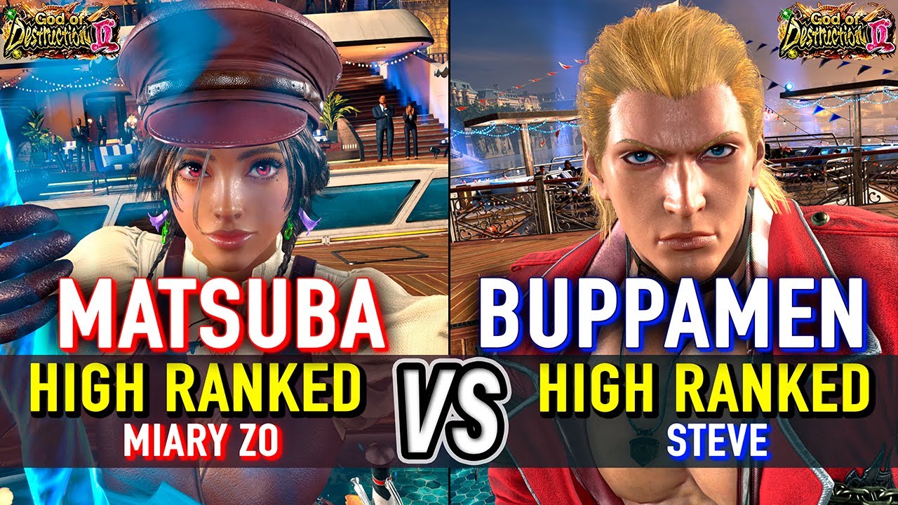 T8 🔥 MATSUBA (Miary Zo) vs BUPPAMEN (Steve) 🔥 Tekken 8 High Level Gameplay