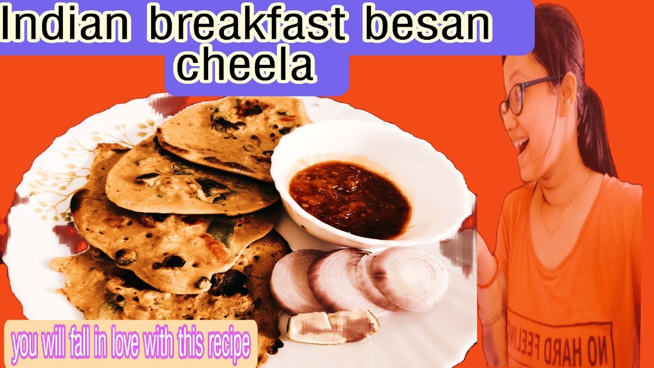 Indian healthy breakfast!besan cheela recipe!subha ka nasta!very easy n healthy breakfast#yummycity