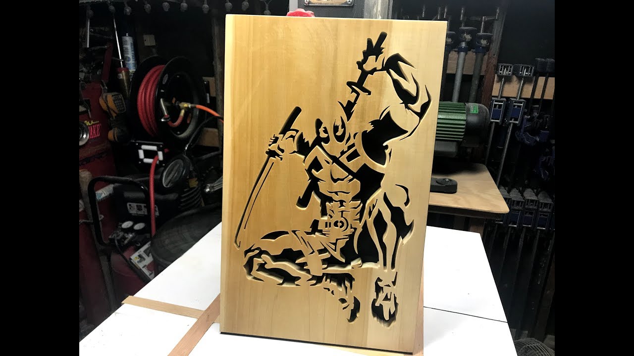 Deadpool Scroll Saw Project