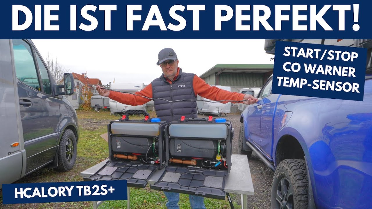 HCALORY TBS2+ Dieselheizung - CO Warner - Start Stop Automatik - TESTBERICHT