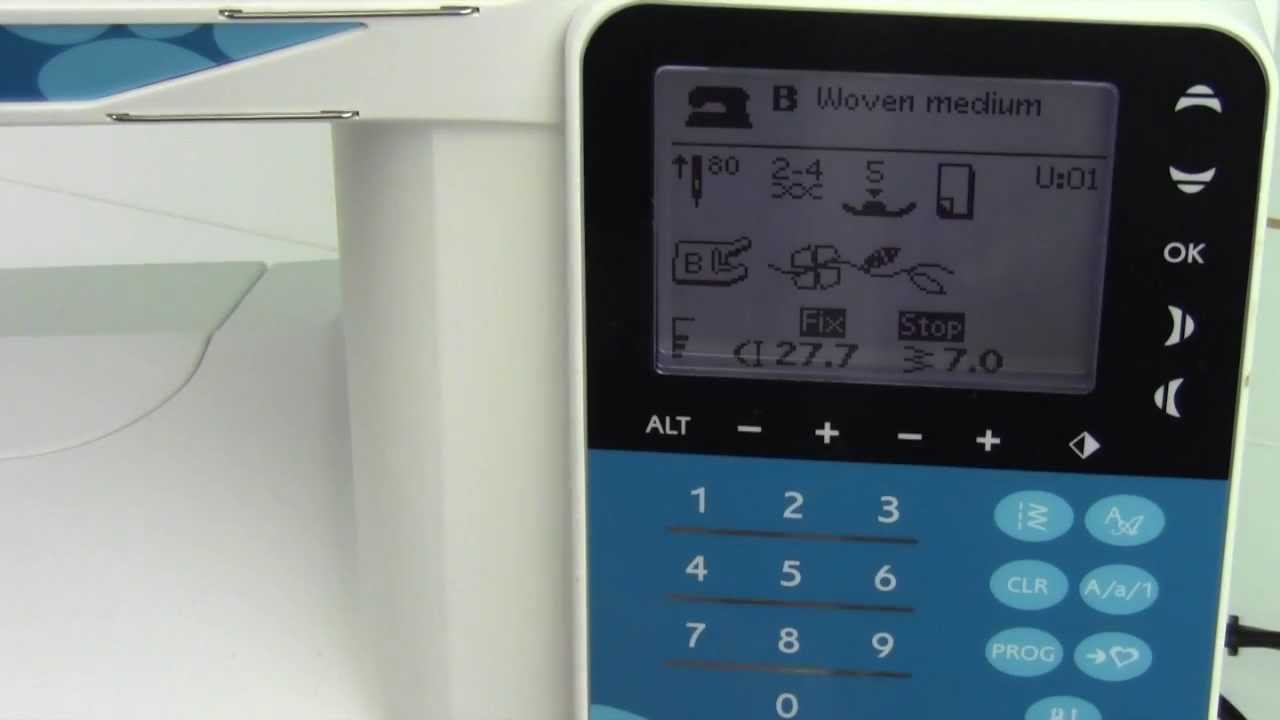 Husqvarna Viking Opal 650 43 Memory & Alphabets