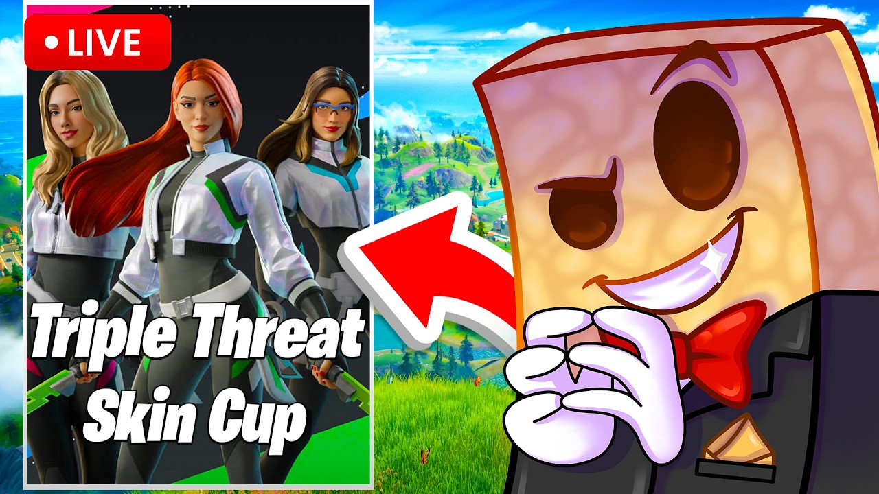 🔴LIVE - TRIPLE THREAT CUP (Fortnite)