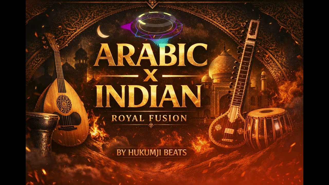 Arabic x Indian Fusion Instrumental 2026 | Royal Middle Eastern Beat | HUKUMJI BEATS