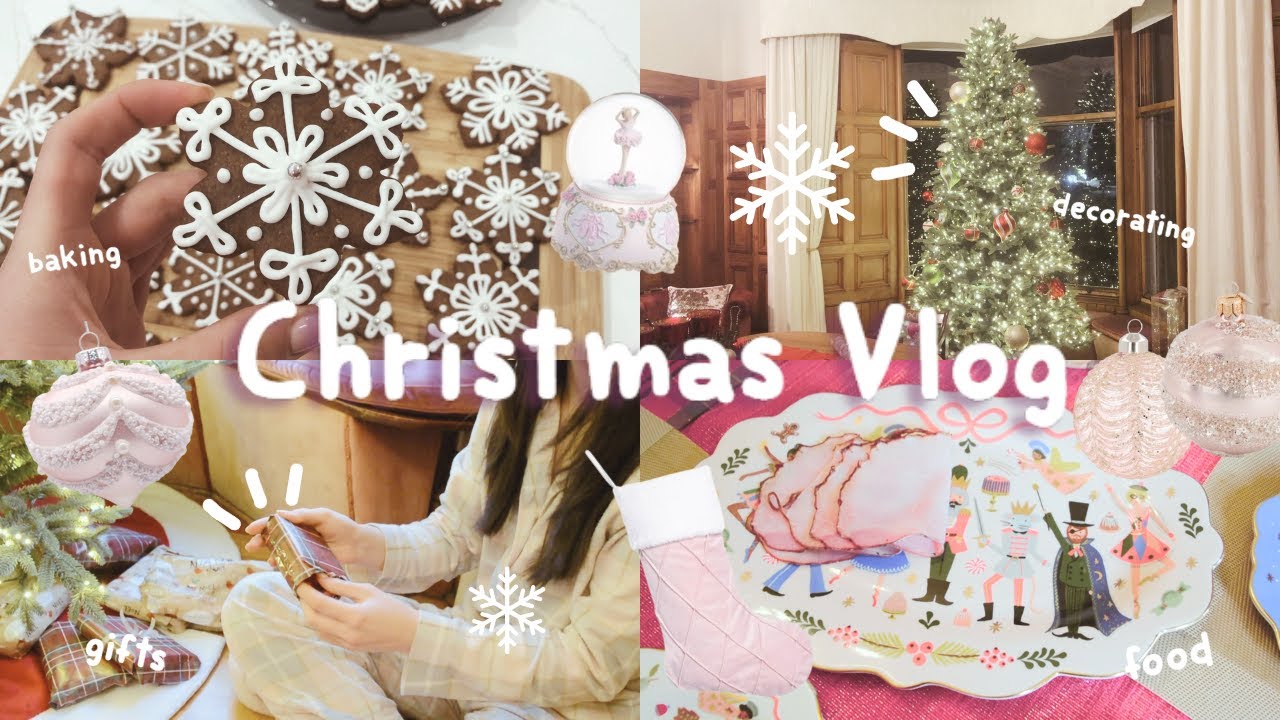 ULTIMATE cozy christmas vlog! ❄️| decorating, shopping, baking ⋆｡˚❆˚ ｡⋆