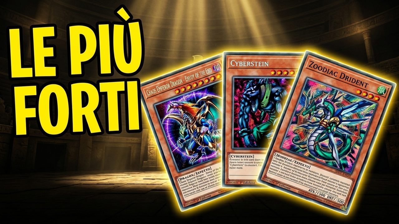 Le Carte Yugioh Più FORTI di Tutti i Tempi - TI SPACCANO IN DUE APPENA ENTRANO