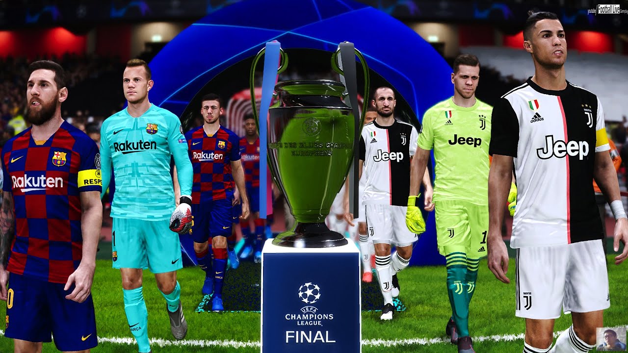PES 2020 | UEFA Champions League Final UCL | Juventus vs Barcelona | C.Ronaldo vs Messi | GameplayPC