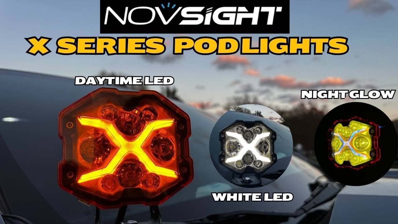 X Series Pod Lights by Novsight | 2023 Chevy Colorado Trail Boss