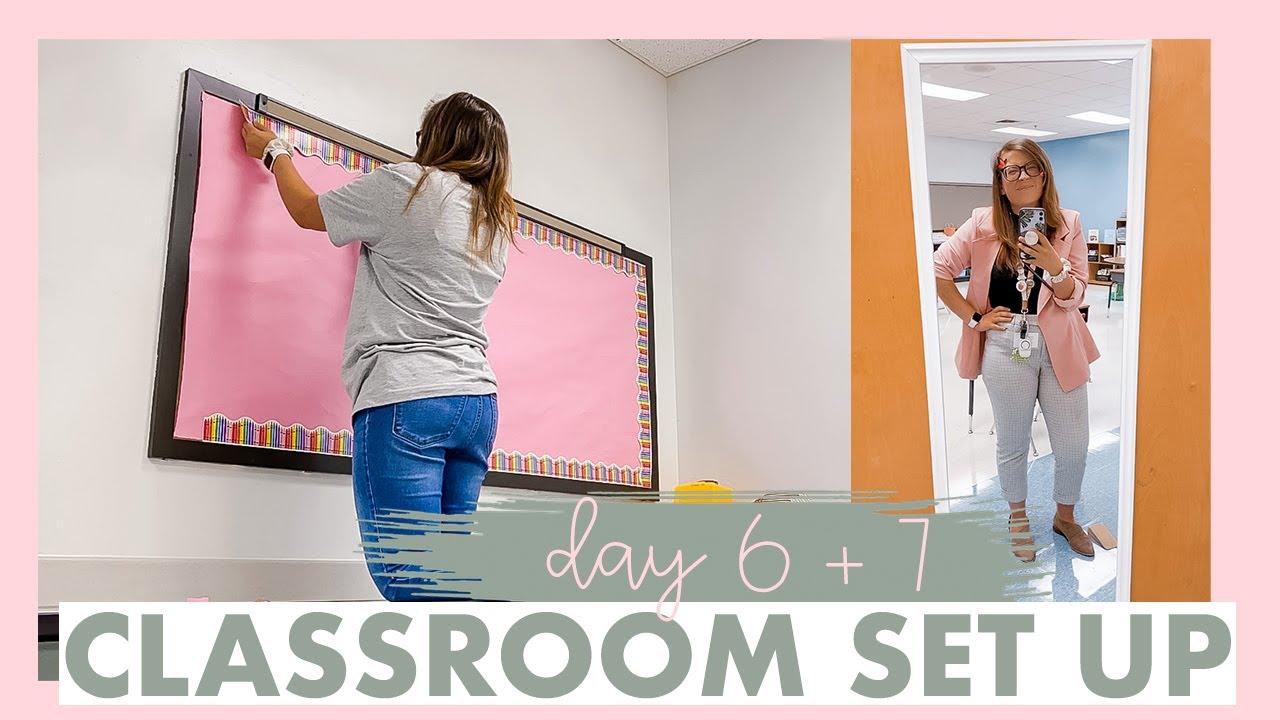 CLASSROOM SET UP ✨ | Creating Bulletin Boards 🌈