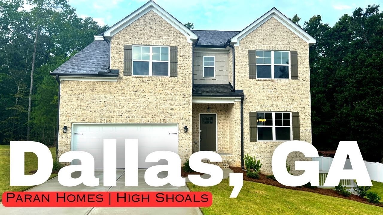 New construction homes for sale in Dallas, GA with a basement | Paran Homes | 3 beds | 2.5 baths