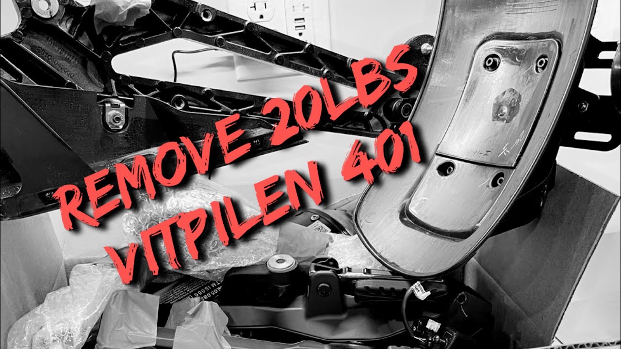 Husqvarna Vitpilen 401 Weight Reduction Part 1