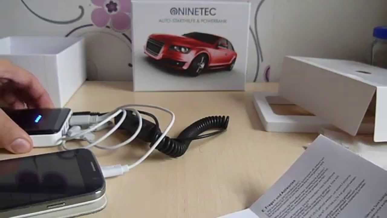 Ninetec Jump Starter10Ah12Vund5V Powerbank Auto Starthilfe Tito Express