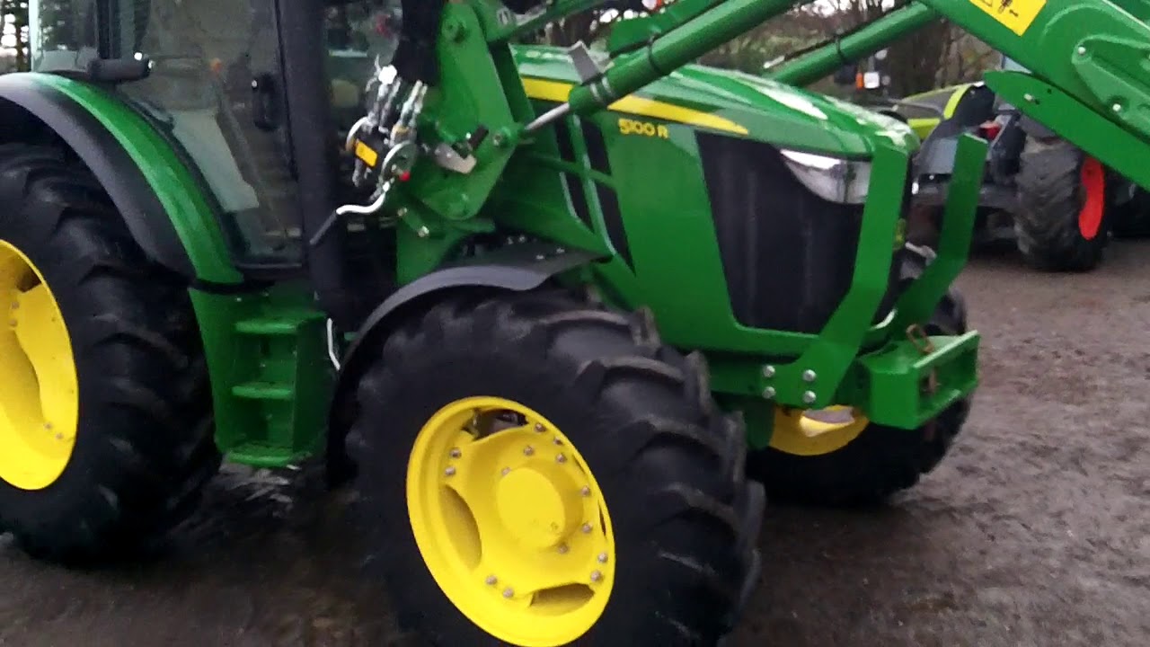 John Deere 5100R Command 8 c/w JD 543R loader