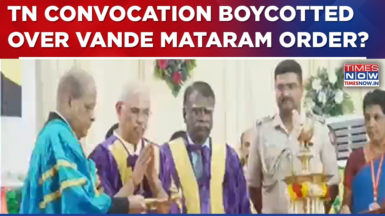 Convocation Boycotted Over 'Vande Mataram' In Tamil Nadu? Politics Erupts Ahead Of Parliament Debate