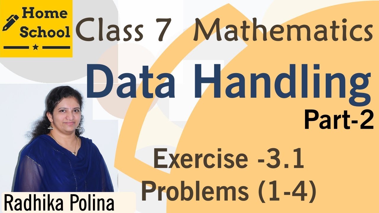 Data Handling| Part-2| Class 7|Exercise-3.1(1-4)|Mathematics| NCERT / CBSE