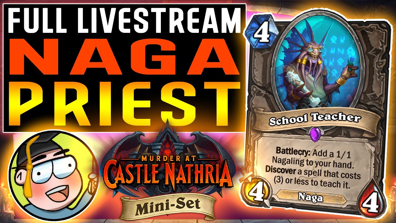 ⭐ Naga Priest! Murder at Castle Nathria - Hearthstone