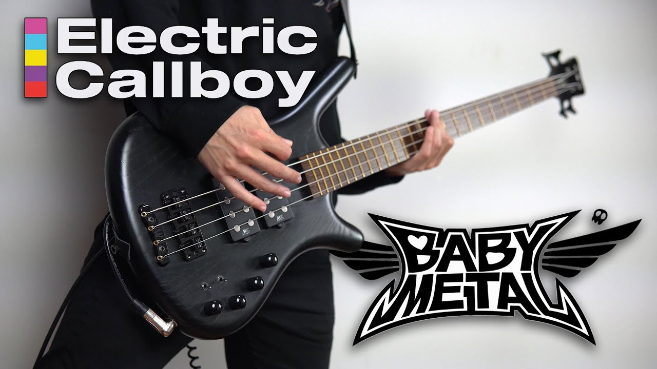 Babymetal ft. Electric Callboy - Ratatata (Bass Cover) + TAB