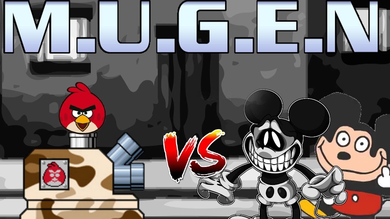 MUGEN Battle 52: Angry Birds Tank vs Suicide Mouse and Mokey