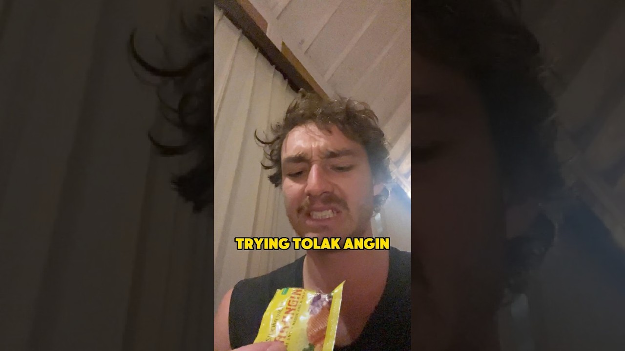 Tolak angin!! Taste test #bali #tolakangin #minumanenak #balilife #baliliving #funny
