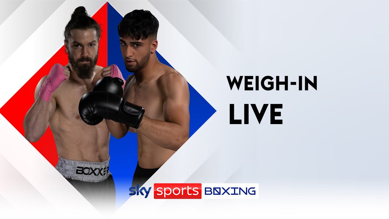 LIVE WEIGH-IN  | Adam Azim vs Rylan Charlton | Sunday Sizzler | Ally Pally
