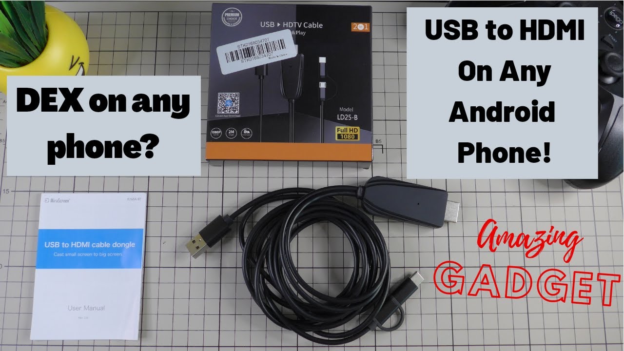 USB-HDMI на любом Android-смартфоне! Дублируйте экран на мониторе или телевизоре.