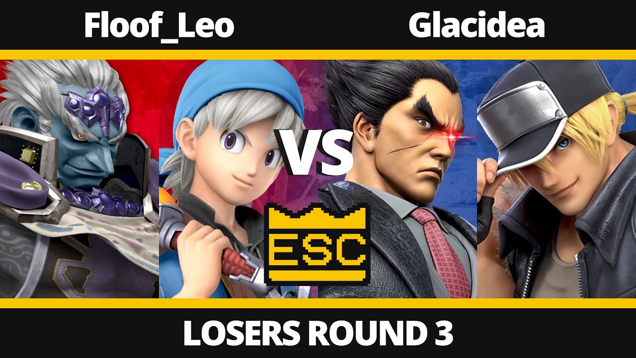 ESC 25 Losers Round 3 - Floof_Leo (Hero, Ganondorf) Vs. Glacidea (Terry, Kazuya) - SSBU Local