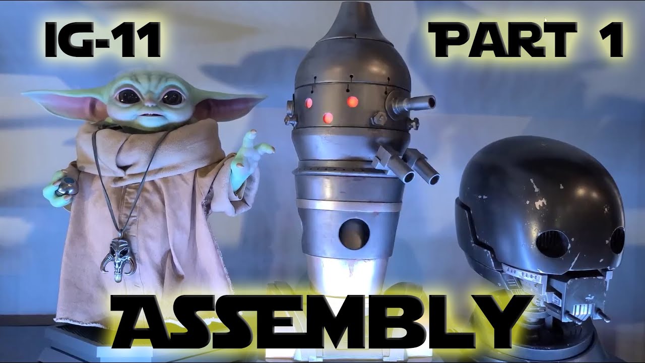 IG-11 Animatronic Droid Head - Part 1 - Assembly