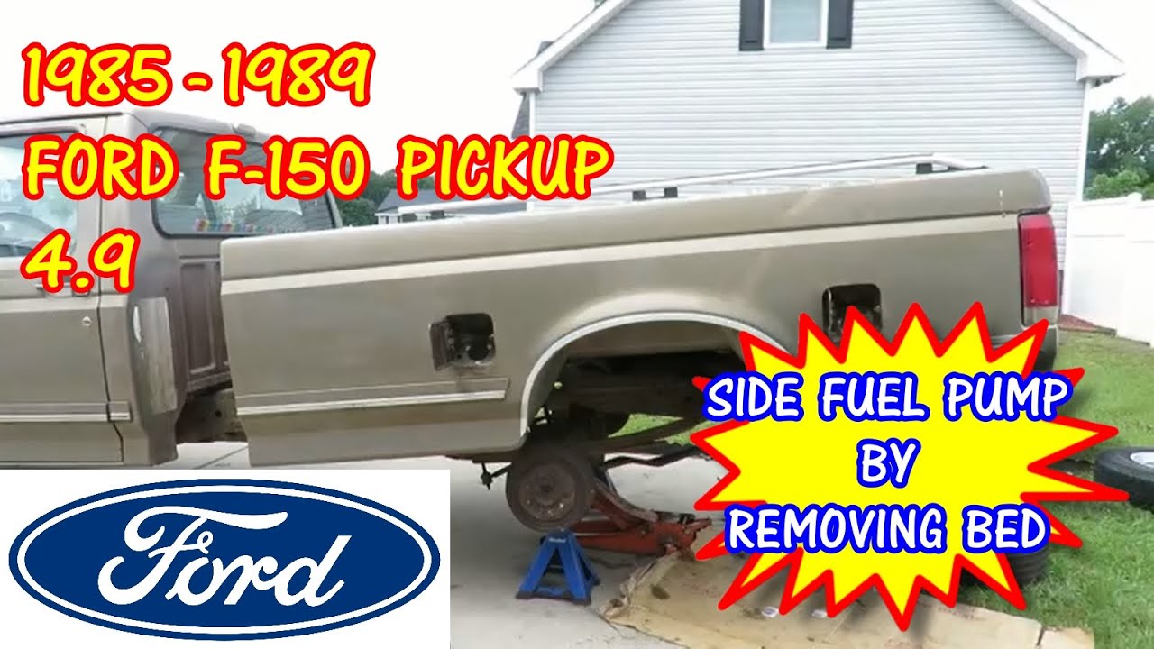 Ford F150 Pickup Fuel Pump Replacement By Removing The Bed