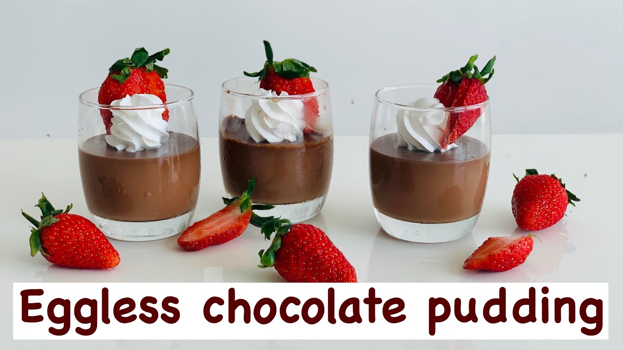 How to Make Eggless Chocolate  Pudding with Cocoa Powder| No Gelatin | No Agar Agar|  #pudding