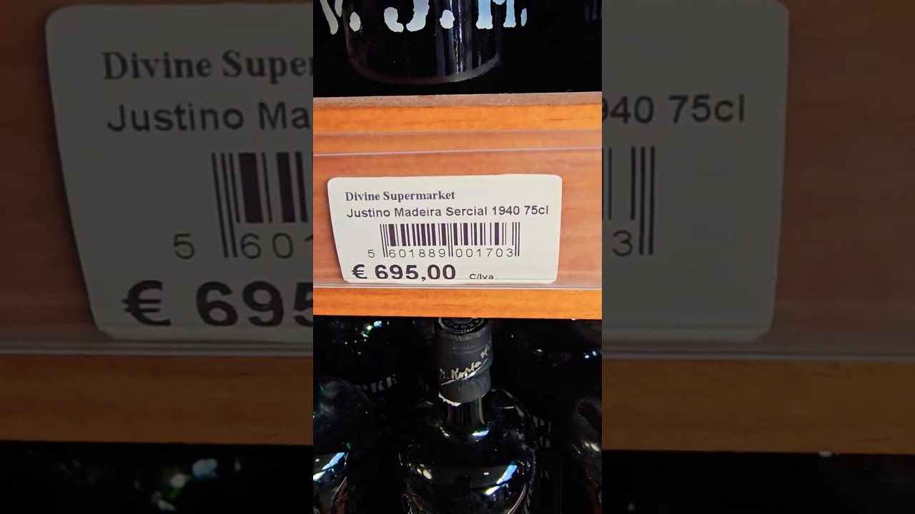 Vinho da ilha da Madeira muito bom e muito caro