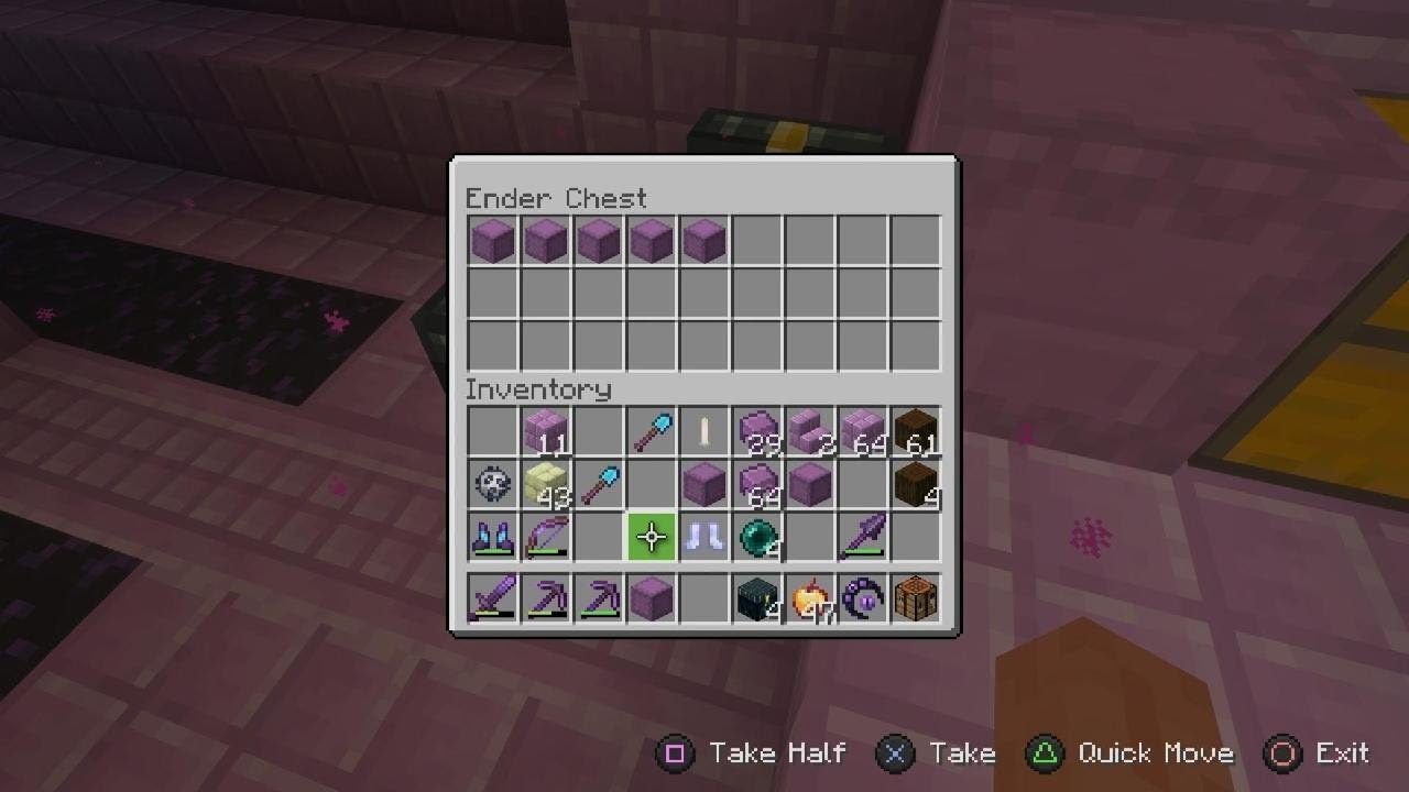 Grinding for a double chest full of elytras