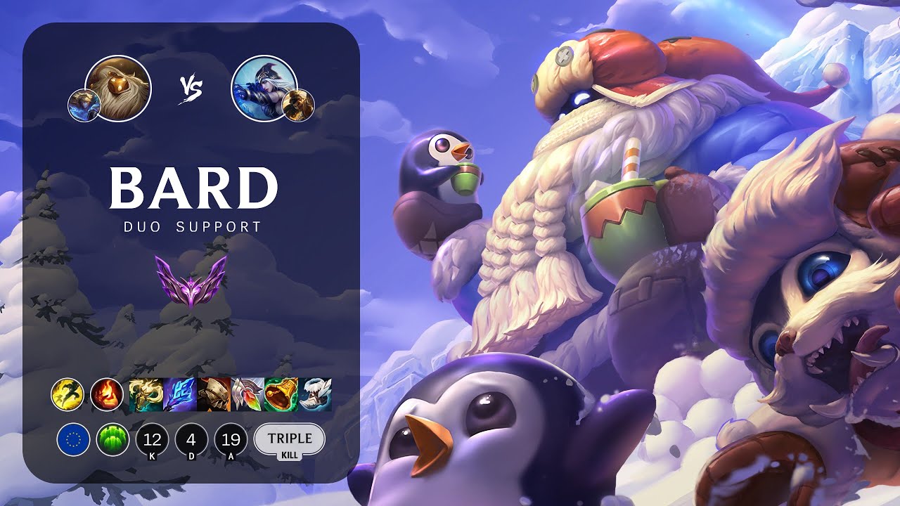 Bard Support vs Ashe - EUW Master Patch 13.24