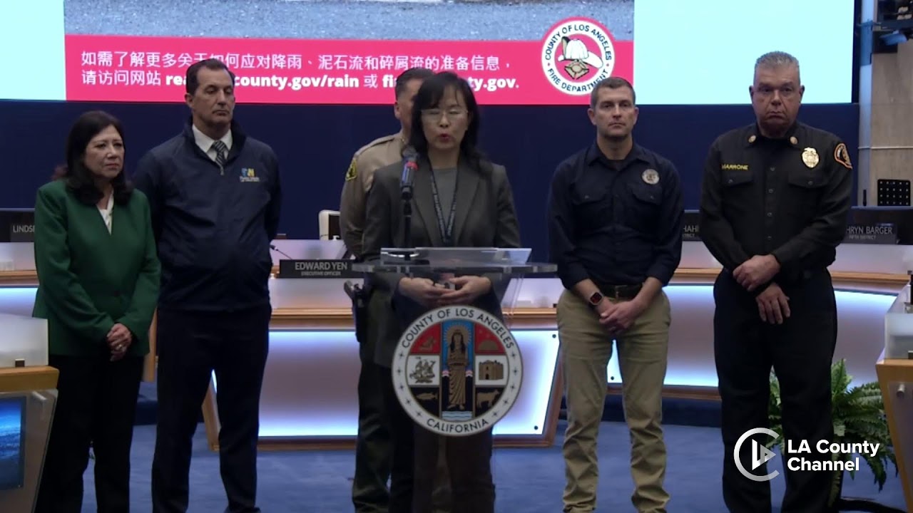 Los Angeles County Winter Storm Press Conference