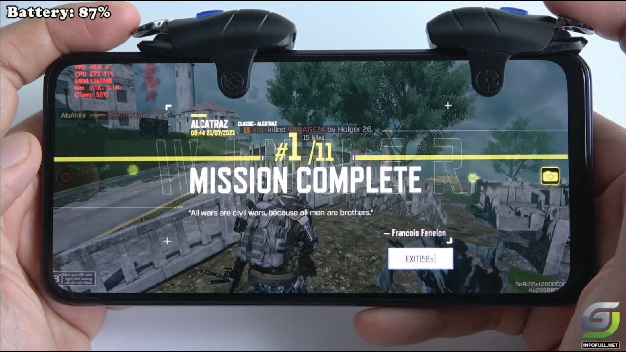 Xiaomi Redmi Note 10s Call of Duty Gameplay COD Mobile | Helio G95