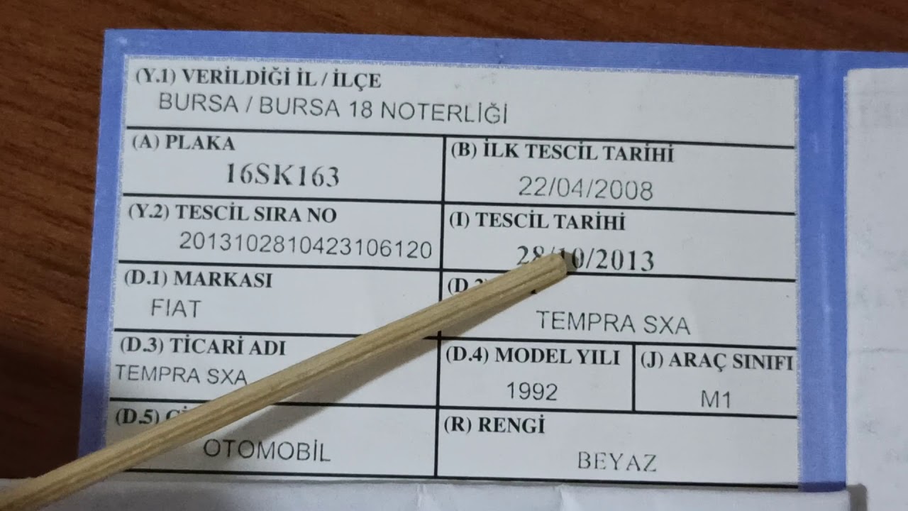 RUHSATTAKİ İLK TESCİL TARİHİ İLE MODEL YILI ARASINDAKİ FARK NEDİR,  ARAÇ RUHSAT TESCİL TARİHİ