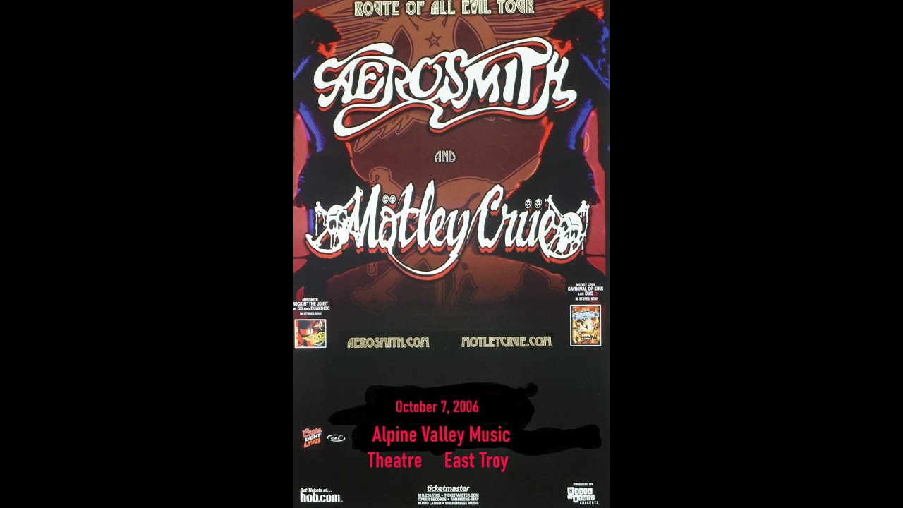 Aerosmith Oct 7, 2006 Alpine Valley