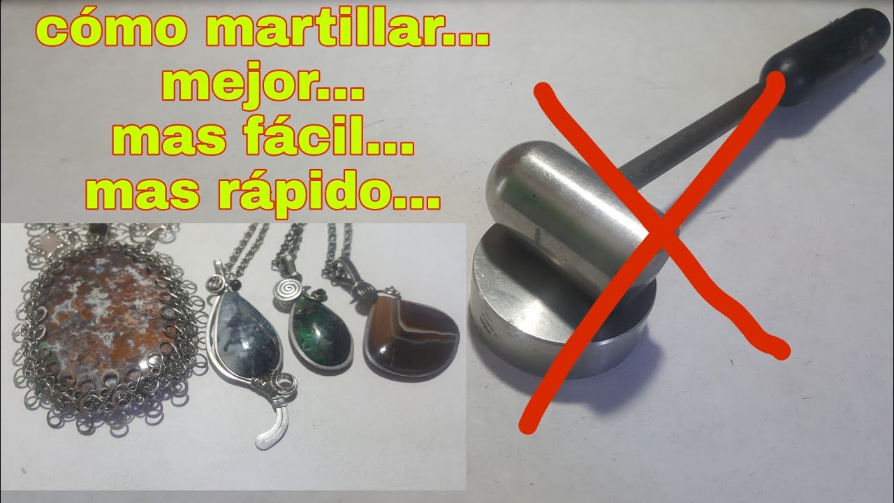 tutorial para martillar| técnica para martillar| taz y martillo| herramienta| alambrismo| martillar.