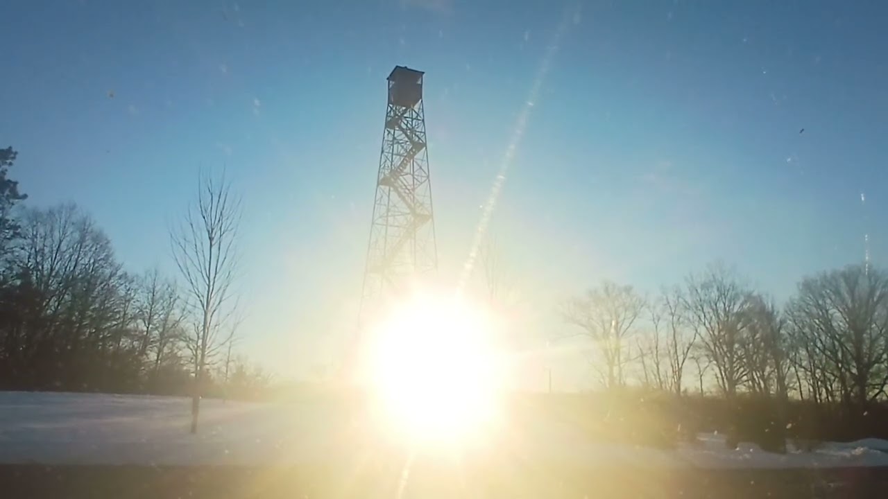 Firetower Sunrise (Time-lapse)              #oldschoolalaska #sunrise #firetower 