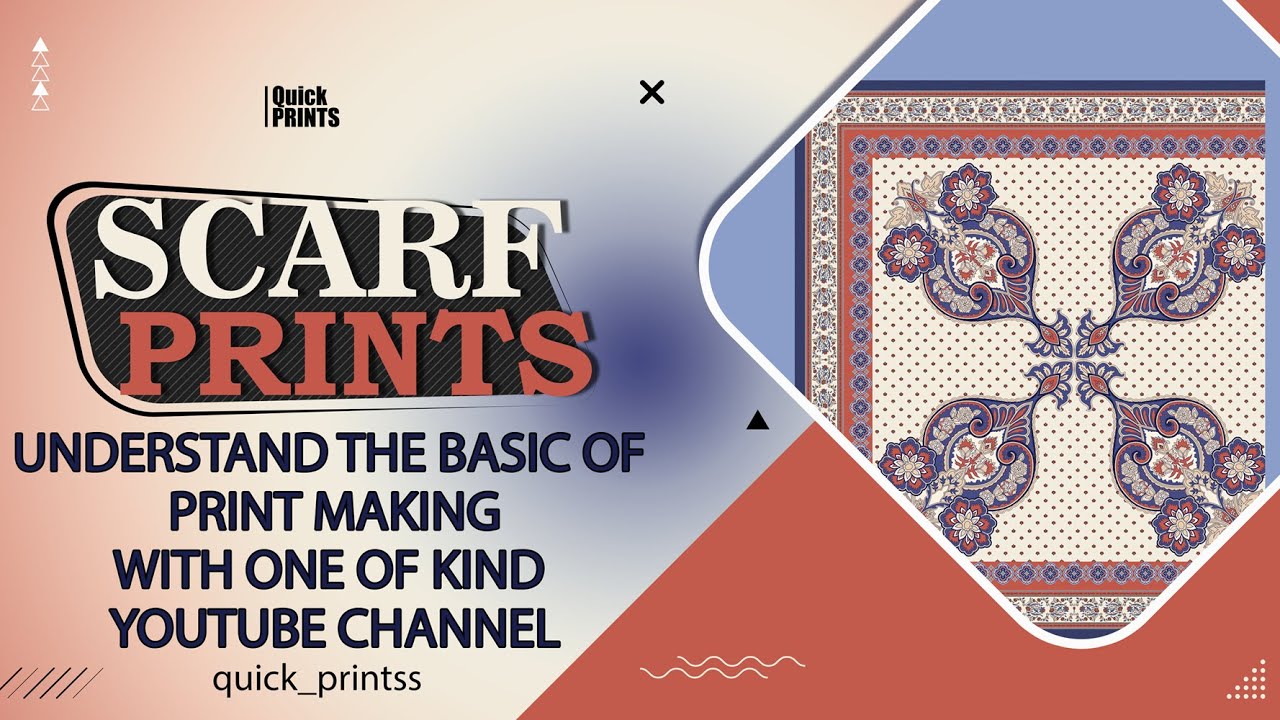 Square Scarf Print  making