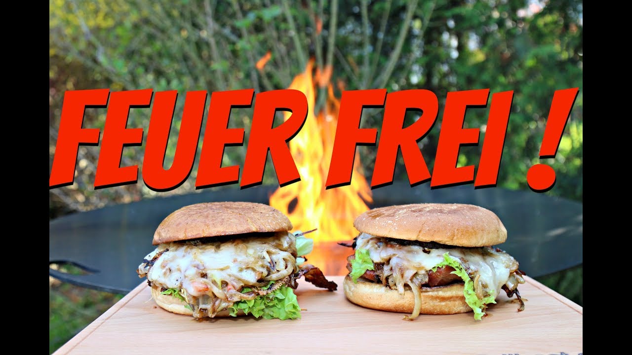 Feuerplatten Cheeseburger - Da brennt die Platte!