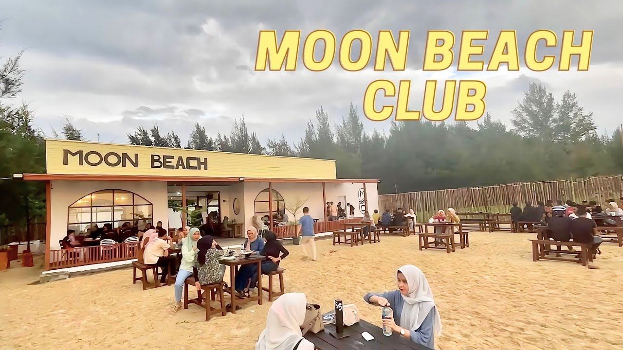 tempat nongkrong yang lagi hit Moon Beach pulau Kapuk, Lhoknga, Aceh Besar