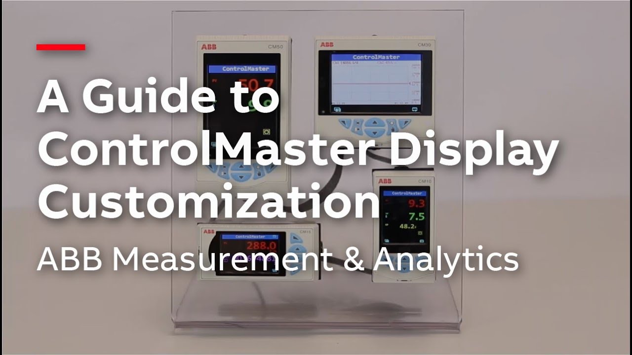 A Guide to ControlMaster Display Customization