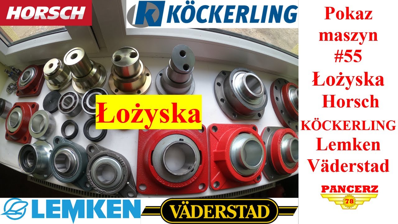 Łożyska Horsch Pronto Focus Tiger Terrano Joker 00240177, 00240231, 95110360, 23246700, 00240233