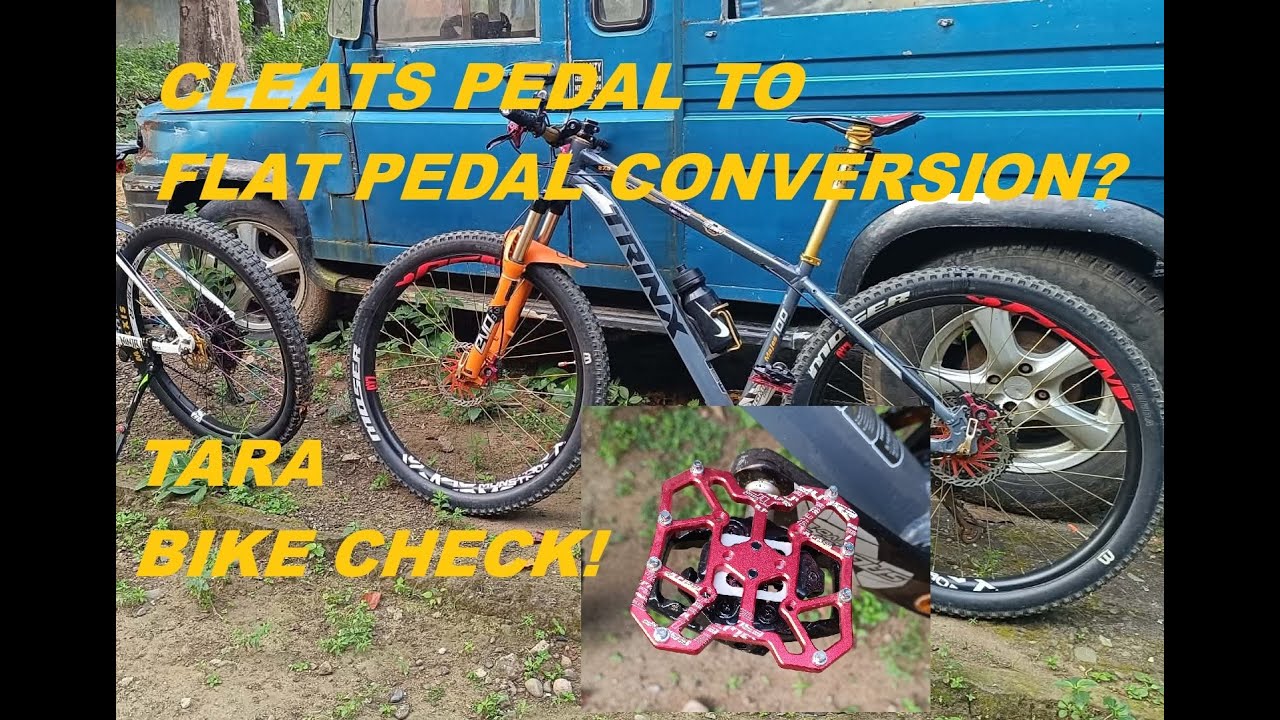 BIKE VLOG! Cleats pedal conversion? possible ba?