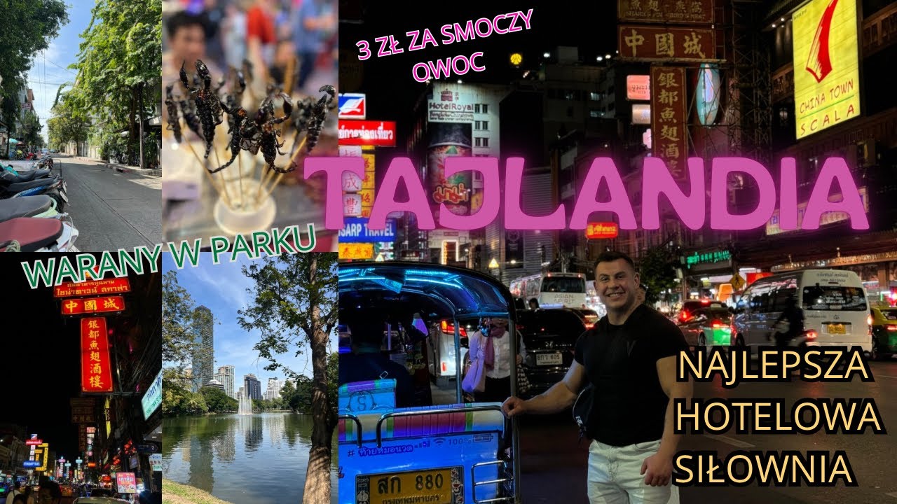 BANGKOK I LOTNISKO W DOHA, ZACZYNAMY PODR&Oacute;Ż- CHINATHOWN, STREET FOOD I SKORPIONY NA PATYKU