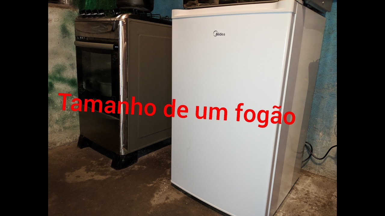 00 - Frigobar Midea 124 litros,  seu espaço interno surpreende!!!