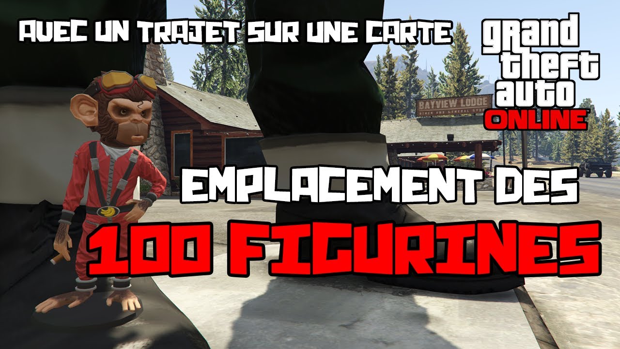 EMPLACEMENT DES 100 FIGURINES ! GTA V Online