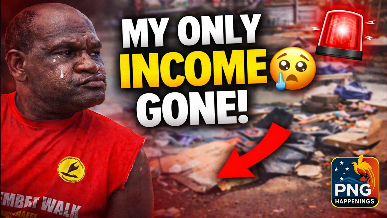 DISABILITY VENDOR CRIES OUT — ‘YOU WANT ME TO BEG NOW?’ Market Destroyed in Port Moresby