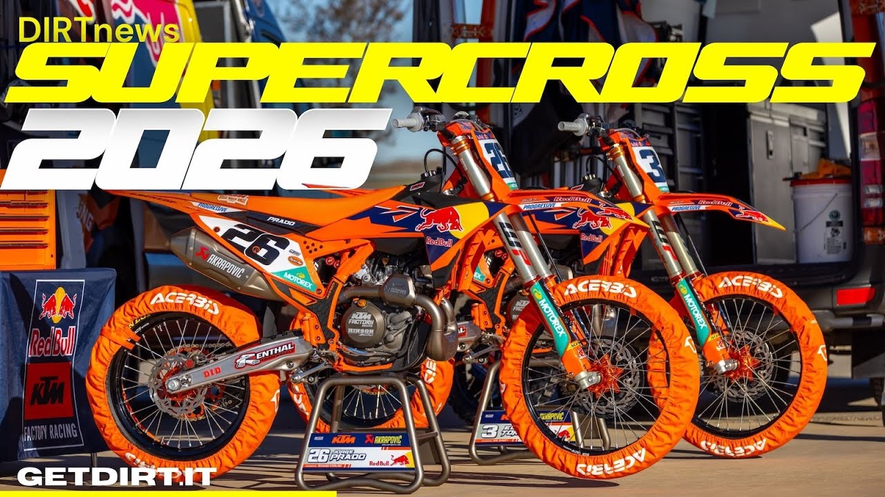 AMA Supercross 2026: tutti i piloti e i team al via di Anaheim 1!